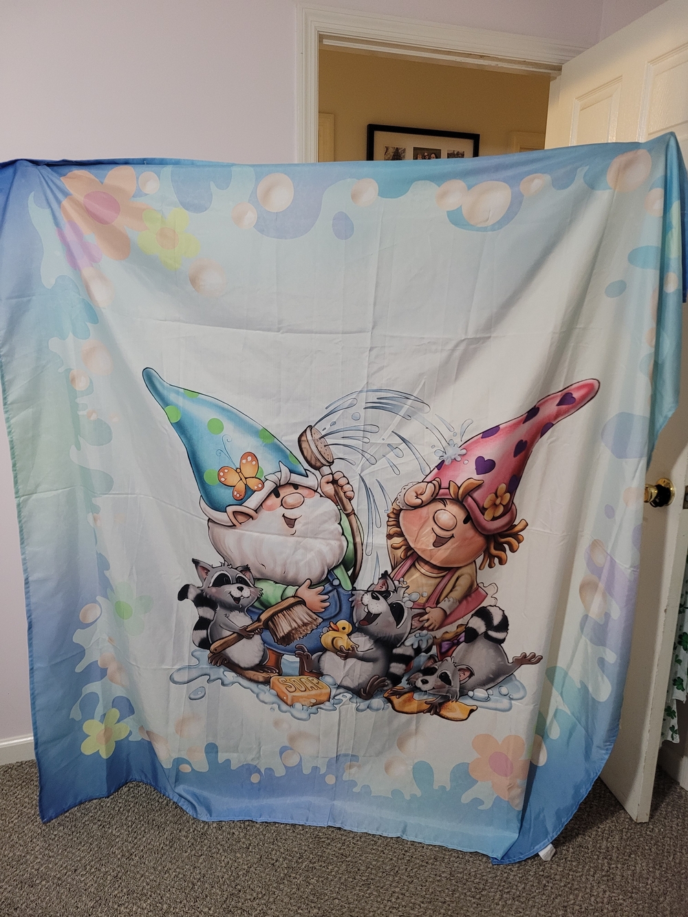 Gnome Theme Bathroom Decor Set